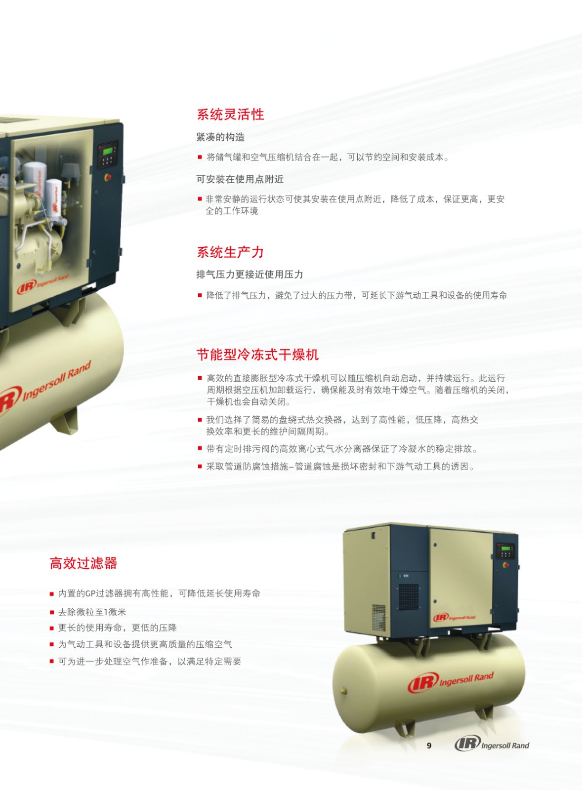 UP系列微油螺杆式空气压缩机15-22KW